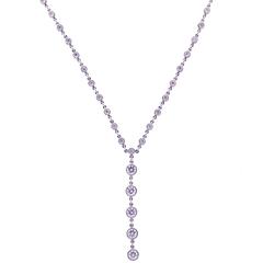 Tiffany & Co. Jazz T-Drop Diamond Platinum Necklace 7