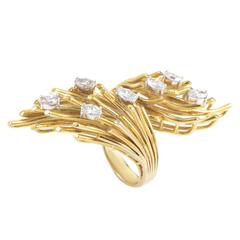 Diamond Two Color Gold Ring Diamond Two Color Gold Ring
