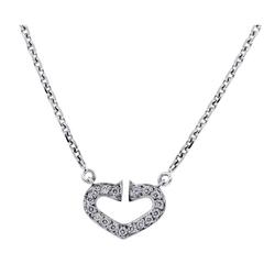 Cartier Cœur C de Diamond Gold Heart Necklace 1