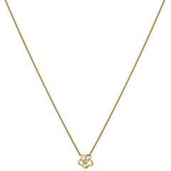 Shaun Leane Diamond Gold Vermeil Small Cherry Blossom Necklace 