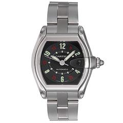 Cartier Stainless Steel Roadster Automatic Wristwatch Ref W62002V 8