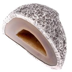 Buccellati Quartz Crystal Silver Paperweight 7