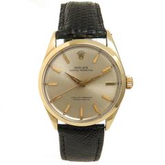 Vintage Rolex Yellow Gold Automatic Wristwatch Ref 1024 