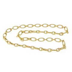 Tiffany & Co. Solid Gold Link Clasp Necklace