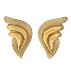 Henry Dunay Gold Earclips