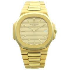 Retro Patek Philippe Yellow Gold Nautilus Wristwatch Ref 3700