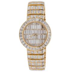 Retro Vacheron Constantin Yellow Gold Diamond Kalla Pagode No 1 Wristwatch
