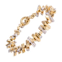 Tamara Comolli 7::20 Karat Diamant-Goldarmband