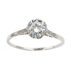 .87 Carat Diamond Platinum Ring 8