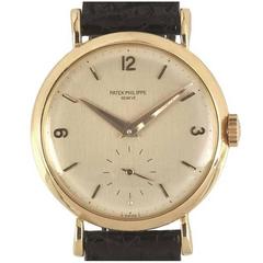 Patek Philippe Calatrava Yellow Gold Rare Wristwatch Ref 2459 11