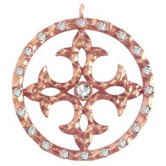 Diamond Gold "Talisman" Pendant