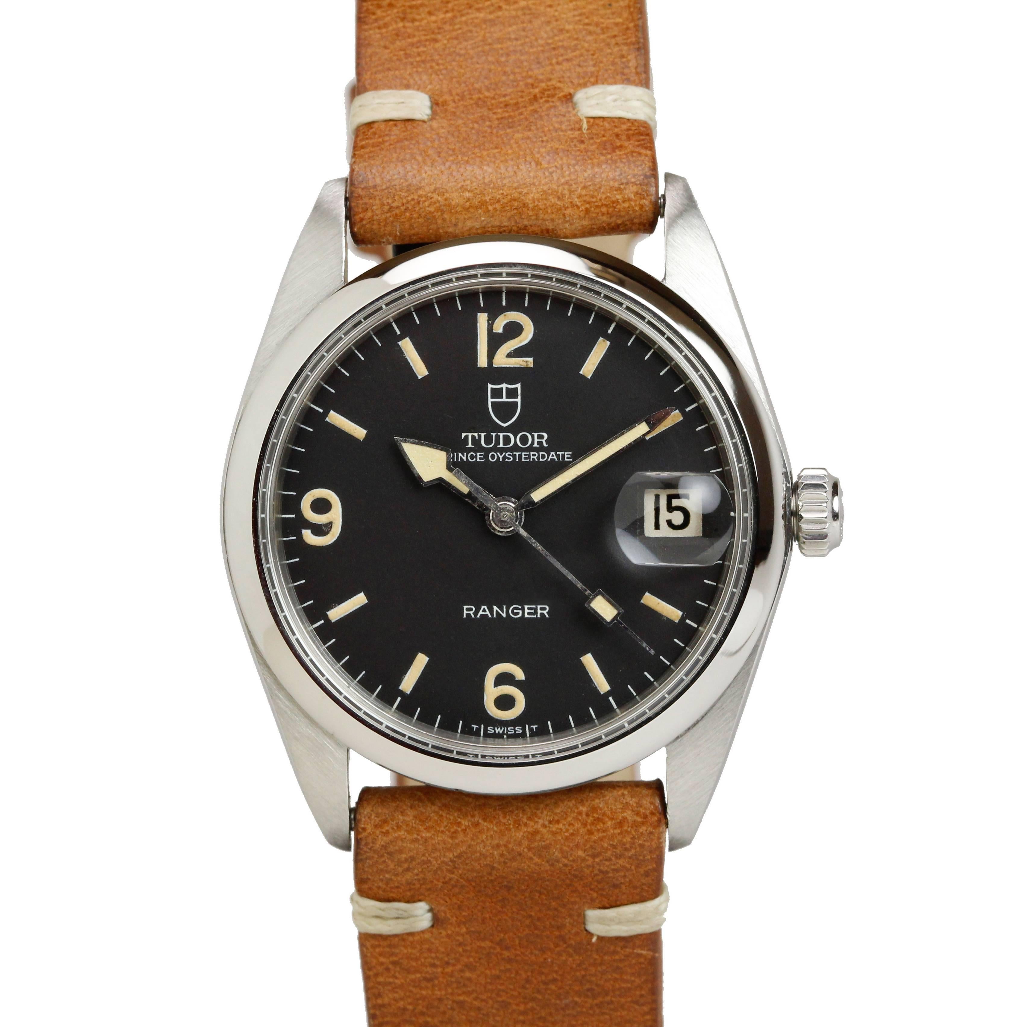 Tudor Stainless Steel Prince Oysterdate Ranger Wristwatch Ref 9050/0 