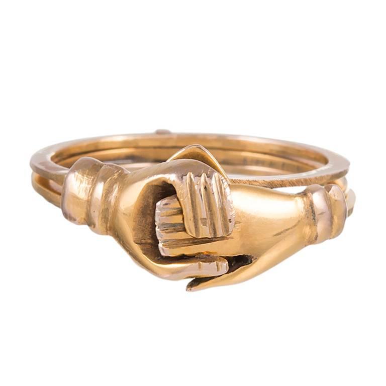 Claddagh ring that opens on sale and closes