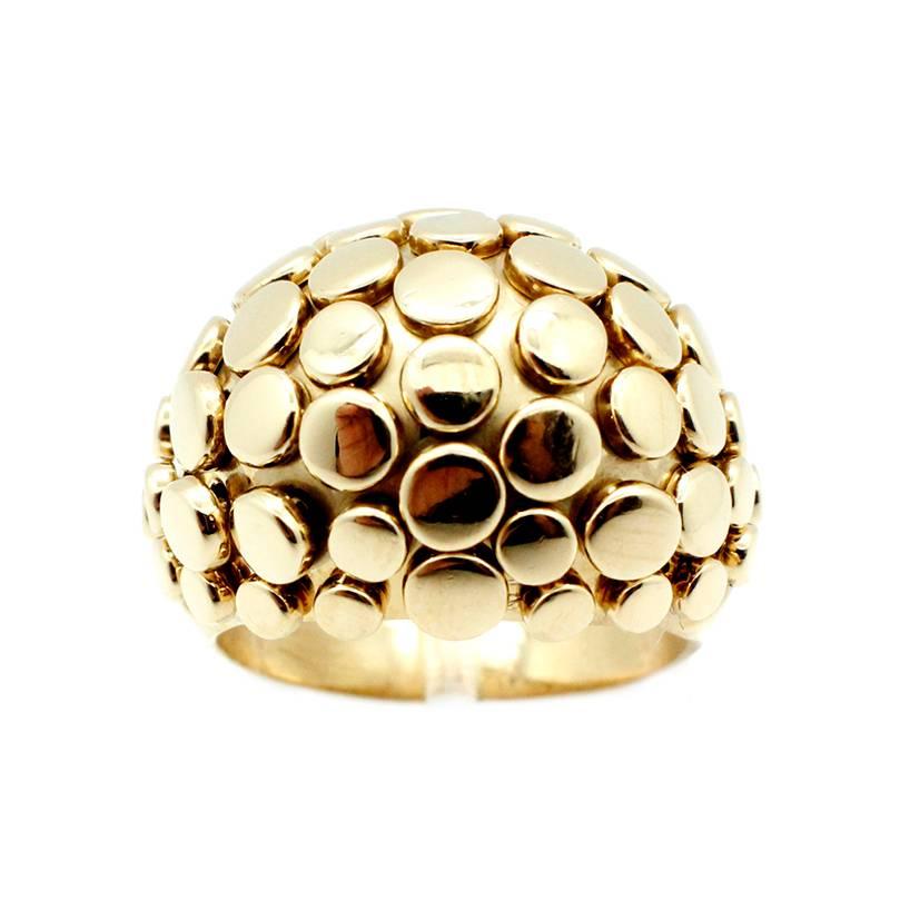 John Hardy Cinta Fun Sophisticated Chic Gold Dancing Dots Ring For Sale