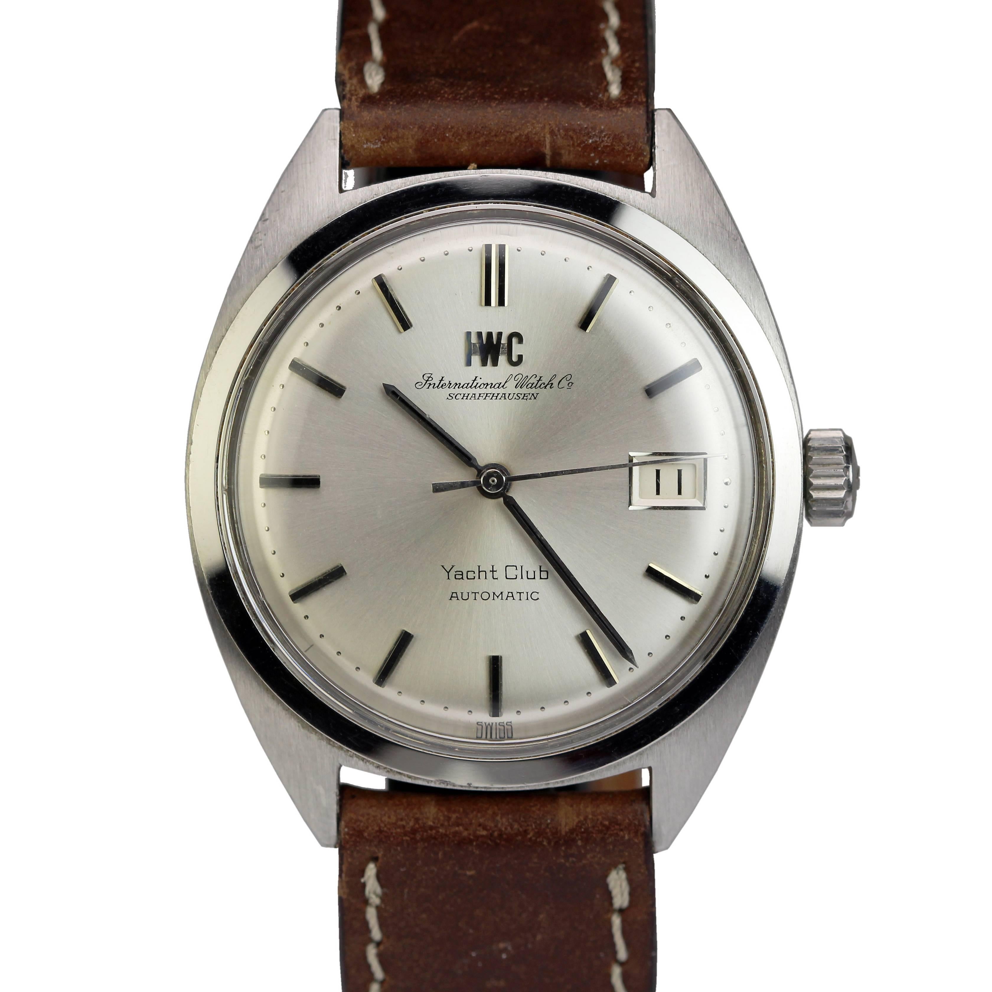 IWC Stainless Steel Yacht Club Automatic Wristwatch 