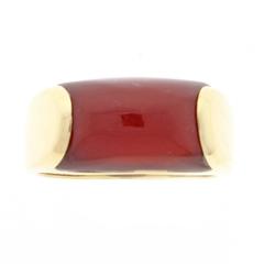 Bulgari Tronchetto Carnelian Gold Ring