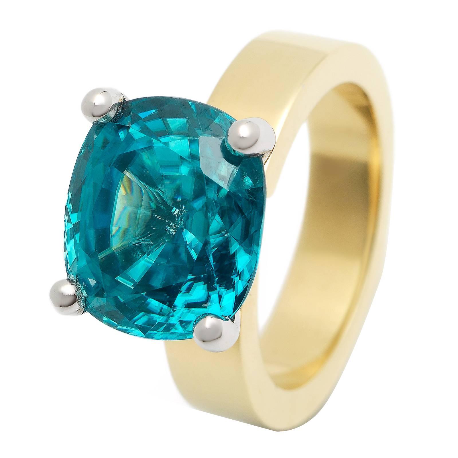 Jesse Zircon Gold Ring For Sale