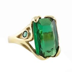 Tourmaline Gold Ring