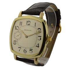 Longines for Tiffany & Co. Yellow Gold Wristwatch 1