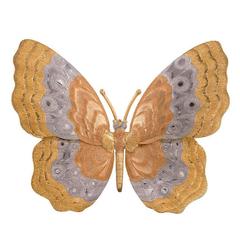 Buccellati Tricolor Gold Butterfly Brooch