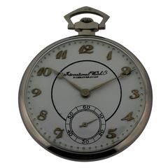 International Watch Company Platinum Tuxedo Pocket Watch 3