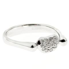 tiffany ring diamond platinum elsa peretti bean cabochon colombian sugarloaf emerald yellow gold rings jewelry 1stdibs