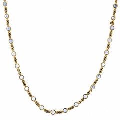 Temple St. Clair Blue Sapphire Gold Chain Necklace