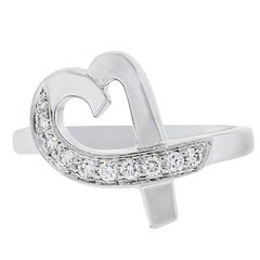 Tiffany & Co. Paloma Picasso Bague "Loving Heart" en or et diamants