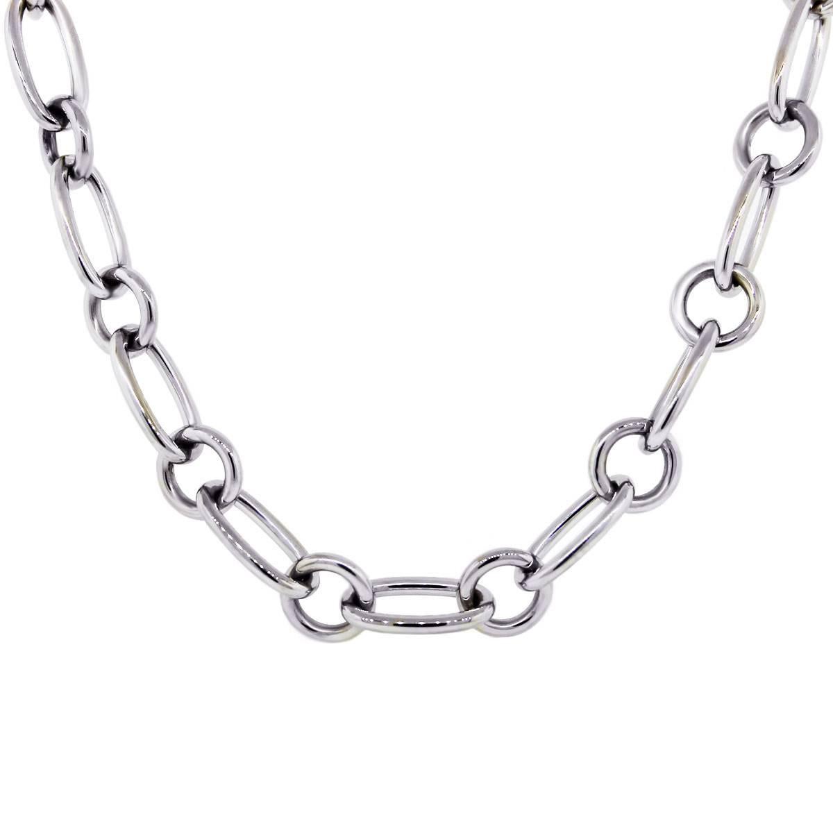 Tiffany & Co. Gold Chain Link Necklace