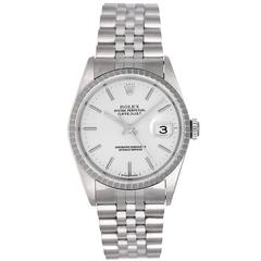 Rolex Stainless Steel Datejust Automatic Wristwatch 