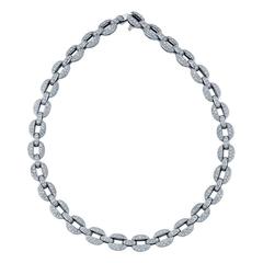 Cartier Diamond and White Gold Necklace 11