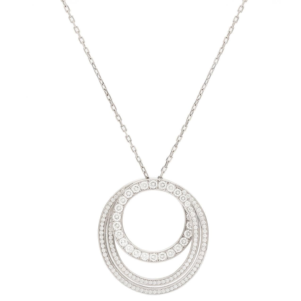 Cartier Paris Nouvelle Vague Diamond Gold Necklace