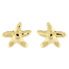 Jona 18 karat Yellow Gold Starfish Stud Earrings
