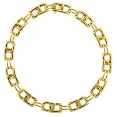1980s Tiffany 
Co. Classic Gold Link Necklace