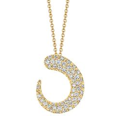 Faraone Mennella Diamond Gold Gocce Necklace 