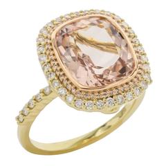 Sloane Street 4.53 Carat Morganite Diamond Ring