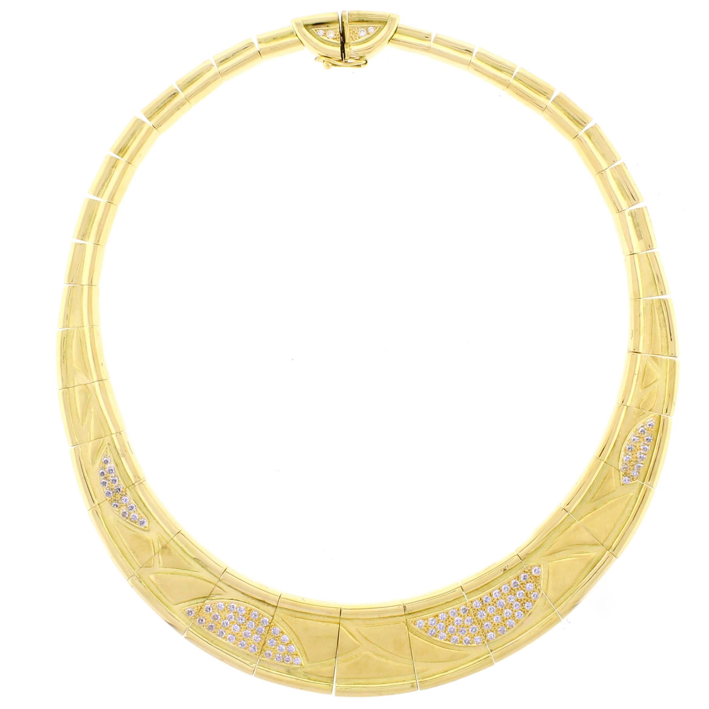 Collar de diamantes Burle Marx