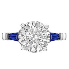 Betteridge 3.19 Carat Round Brilliant Diamond Ring