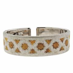Buccellati Gold Sterling Silver Cuff Bracelet 3