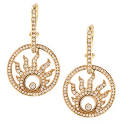 Chopard Diamond Gold Earrings