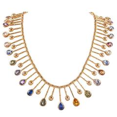 58.59 “No Heat” Sapphire & Diamond Collar 4