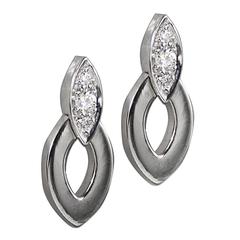 Cartier Diadea Diamond Gold Earrings 5