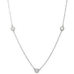 Tiffany Peretti Platinum Diamonds by the Yard necklace