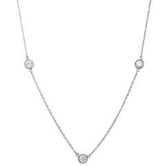 Tiffany Peretti Platinum Diamonds by the Yard necklace