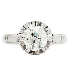 French Art Deco 0.91ct Diamond Ring in Platinum 1920
s Parisian French Art Deco 0.91ct Diamond Ring in Platinum 1920
s Parisian