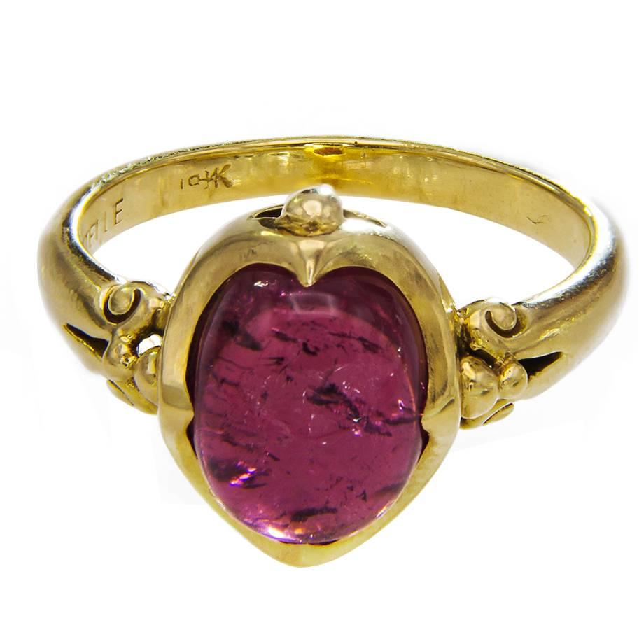  Tourmaline Gold Ring