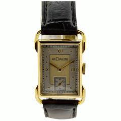 1940s Le Coultre Gold Men's Wrist Watch