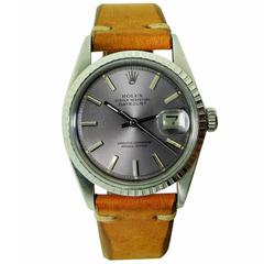 Rolex Stainless Steel Datejust Automatic Wristwatch Model 1601, circa 1970s