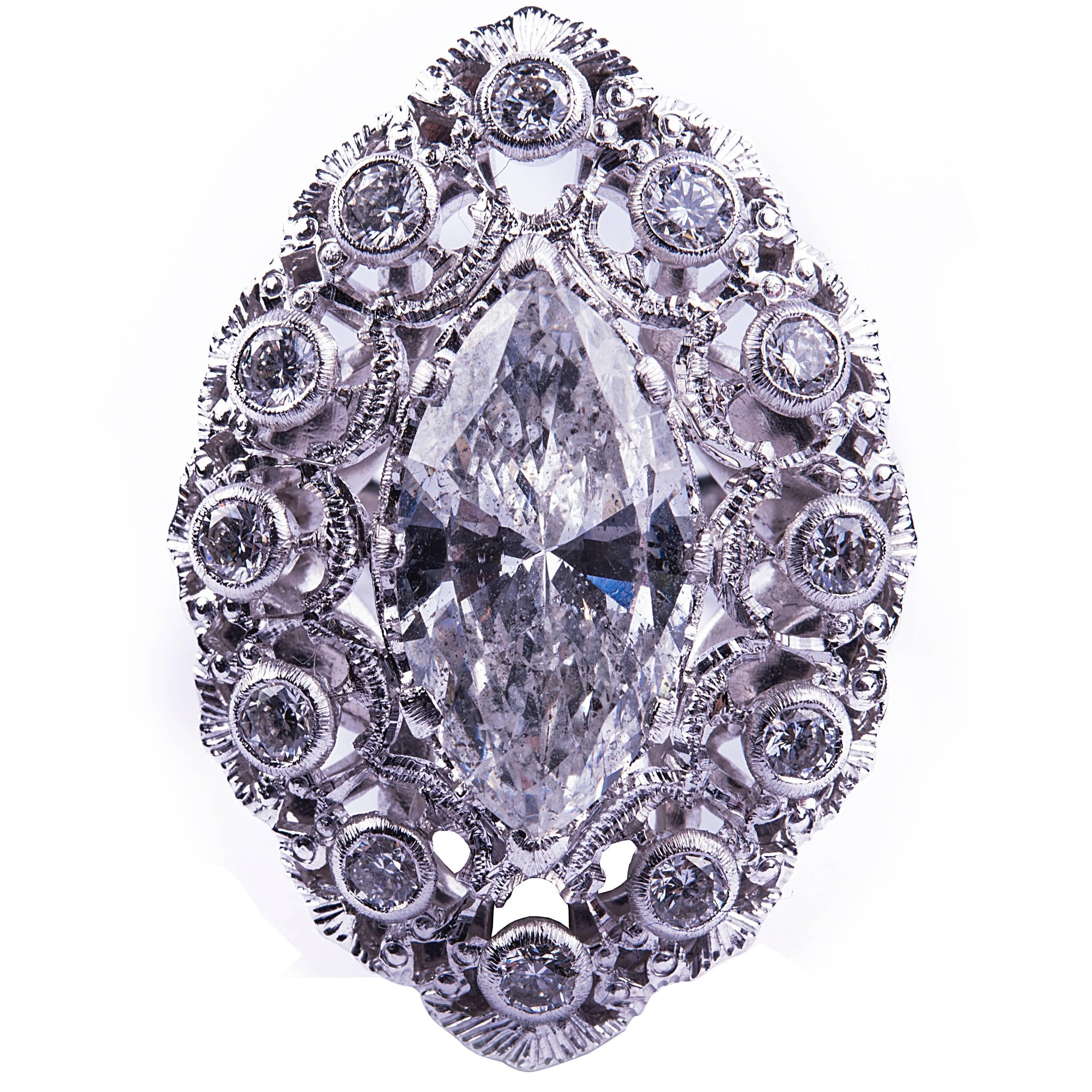 Marquise Diamond Ring For Sale