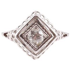 0.33 Carat Diamond Engagement Ring in 14 Karat Gold 3